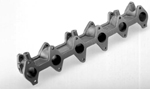 Ford 6 Cyl 250 X-Flow Alloy Head Triple DCOE Weber Manifold